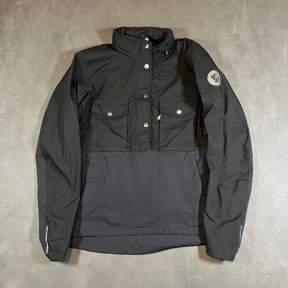 Fjallraven Specialized S/F Raven Anorak Jacket Women Size M Black G1000 Cycling